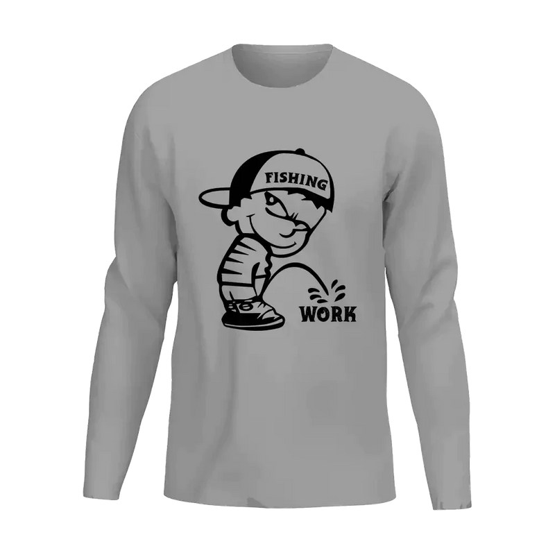 Fishing And Work Men Long Sleeve Shirt